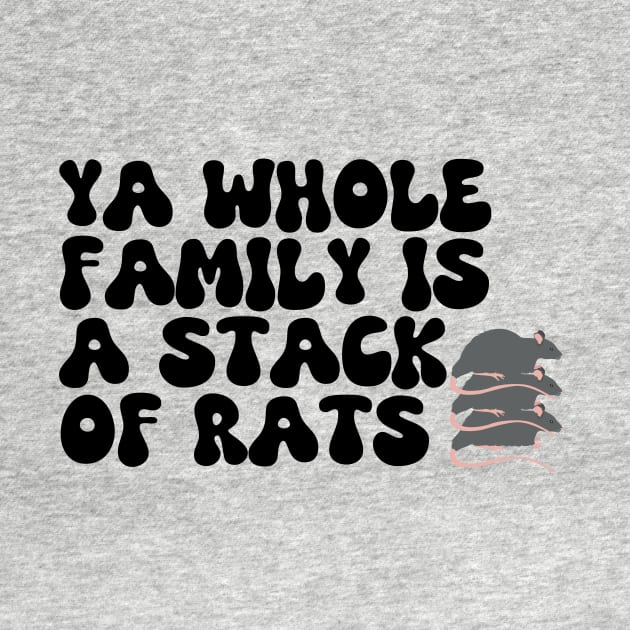 Stack of Rats - The Basement Yard Podcast Joke by howdysparrow